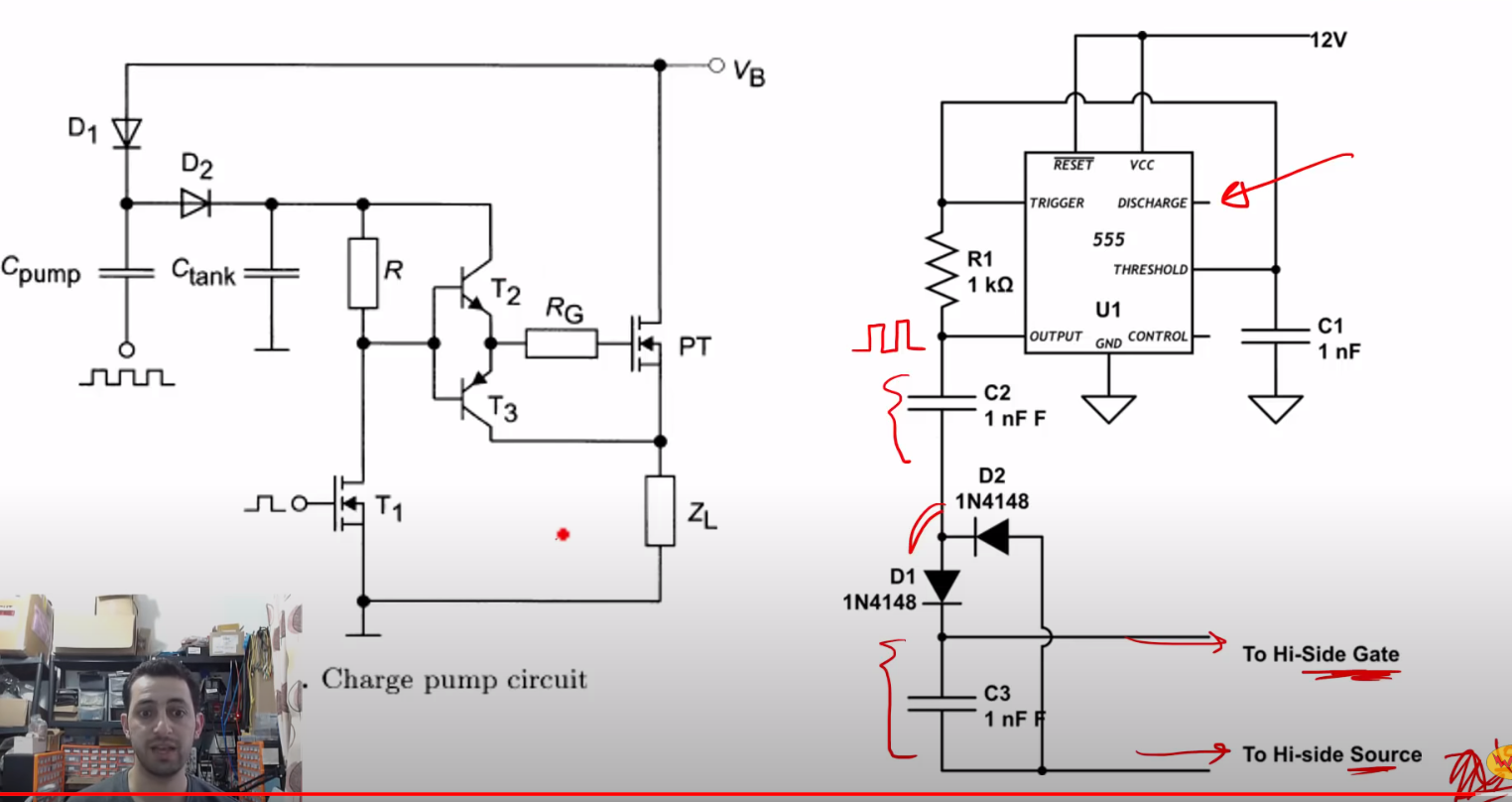 Схема charge pump